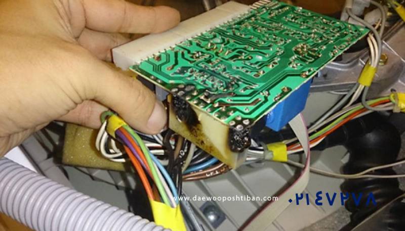 رفع مشکل کارنکردن ماشین لباسشویی دوو