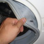 پاره شدن لاستیک دور درب ماشین لباسشویی دوو